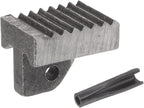 HARFINGTON Pipe Wrench Heel Jaw with Pin Assembly 10" Wrench Replacement Carbon Steel for 10" Adjustable Wrench