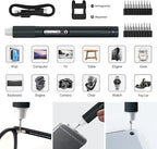 JAKEMY Cordless Electric Screwdriver,Upgraded 3 Gear Adjustable Torque Screwdriver kit Magnetic Precision Power with LED light USB Rechargeable Portable Laptop Repair Tool Kit, (JM-E21B)