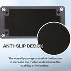 300A Bus Bar 12v Power Distribution Block 4 x 5/16"(M8) Terminal Block Heavy Duty Waterproof Buss Bar Junction Block Marine Battery Bus bar for Automotive Boat Solar System(Black)