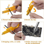 Soldering Iron Kit, Digital Multimeter Kit, Multi Tester, Voltage Tester, Measures AC/DC Voltage, Current, Resistance/Continuity/Diode/Triode. Electric Soldering Iron, Adjustable Temperature