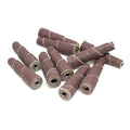 Benchmark Abrasives Aluminum Oxide Tapered Sanding Cartridge Rolls for Blending Deburring Polishing Sanding Metals, Rotary Sander - Drill & Die Grinder Abrasives (10 Pack)(3/8" x 1-1/2", 60 Grit)