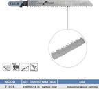 20-Piece T101B 4 Inch 10 TPI Assorted T-Shank Jig Saw Blades Set for Clean Cutting Wood