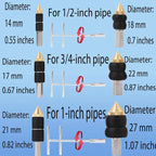 Pipe Water Stopper Kit - Hot-Melt Water Stop Needles for Fast Water Line Pipe Repairs - Stainless Steel Home Improvement/Renovation Plumbing Tool for Professional Plumber
