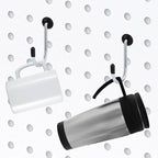 Pegboard Hook Locks, for Stopping Hooks from Falling Off, 60PCS, Black