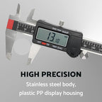 S&F STEAD & FAST Digital Calipers Measuring Tool 6 inch DCXD6-SS-PB, Micrometer Caliper Digital, Vernier Caliper Stainless Steel to Measure Inch Fractions Millimeter