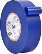WOD ETC766 Professional Grade General Purpose Blue Electrical Tape UL/CSA Listed core. Vinyl Rubber Adhesive Electrical Tape: 1 inch X 66 ft - Use at No More Than 600V & 176F (Pack of 1)