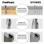 FivePears Down Cut Spiral Router Bit for CNC, 1/8 inch Cutting Diameter and 1/2 inch Cutting Length 1/4 inch Shank Carbide End Mill Router Bit for Wood Carving Engraving Grinding Grooving