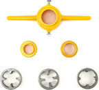 QWORK NPT Die Set, 6Pcs PVC Thread Maker Tool,Pipe Round Die Set, Pipe Threader Plumbing Tool, Three Maker Size: 1/2", 3/4", 1"