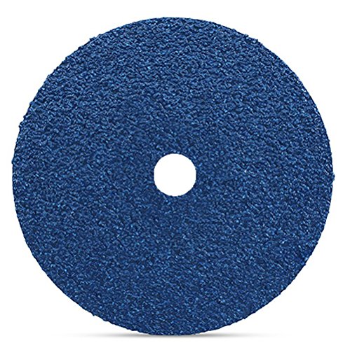 BHA Zirconia Resin Fiber Grinding and Sanding Discs, 7” x 7/8”, 80 Grit - 25 Pack