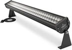72W LED Bar Light, 5700K Crystal Bright White, 100-277VAC, Adjustable Lighting Directions, Waterproof LED Wall Washer Light Bar for Batting Cages, Commercial Advertising Billboards, Car Washing