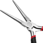 15 PCS 6 Inch Needle Nose Pliers, Precision Pliers with Extra Long Tips and Non-Serrated Jaws for Wire Wrapping, Jewelry Making, Gripping Gadgets