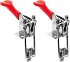 POWERTEC 2PK Toggle Clamp, 1000 lbs Holding Capacity, 334 Adjustable 90 Degree Vertical U Bolt Latch w/Antislip Hand Grip for Woodworking Jigs & Fixtures, Smoker, Tire Carrier, Cabinet (20309-P2)