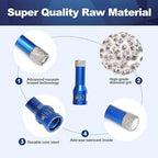 5/8 Inch Diamond Core Drill Bit for Porcelain Tile Ceramic Marble Granite Drilling,BRSCHNITT 1pc Vacuum Brazed Diamond Hole Saw with 5/8-11 Thread (16mm)