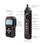 NOYAFA NF-8209S Network Cable Tester, Ethernet Cable Tester with CAT5, CAT6 Line Tracer, PoE, NCV, QCFunction,Length Test, Port Flashing,Fault Line Scan for Cable Grooming,LAN Network Cable Tracer Kit