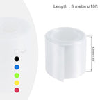 MECCANIXITY Battery Wrap PVC Heat Shrink Tubing 26mm Dia 43mm Flat 10 Feet(3meters) Clear Good Insulation for Battery Pack