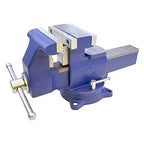 Yost Vises 880-D2 Reversible Combination Vise System | 8 Inch Jaw Width Heavy-Duty Utility Pipe and Bench Vise |Jaw Opens 12.5 Inches when Reversed | Swivel Base | Made with Ductile Iron Castings
