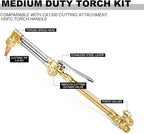 V-Type Medium Duty Oxyacetylene Cutting Torch - Compatible with CA1350 Cutting Attachment, 100FC Torch Handle, 3-101 Cutting Nozzle
