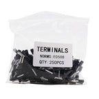 Fidioto 22AWGWire Ferrules Kits, AWG22/0.5mm² Ferrule Connectors Ends Insulated Cable Ferrule Crimp Terminal for Car Audio, Electronics, Communication Equipment
