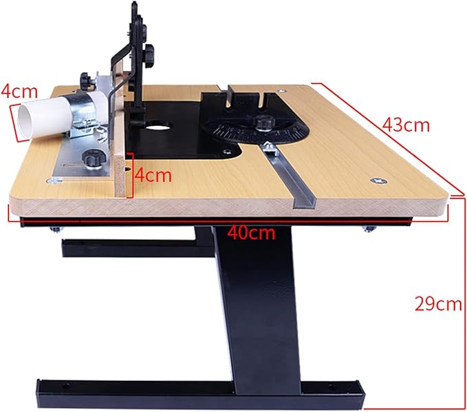 Router Table with Stand and Adjustable Fence,Benchtop Router Table for Wood Router