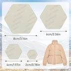 Down Jacket Repair Patches - Highly Effective Repair of Nylon Fabric, Waterproof Self-Adhesive Repair Patch for Down Jackets, Tents, Raincoats, Outdoor Equipment