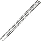 2-Pack SDS Plus Masonry Drill Bits 3/4 Inch x 18 Inch Long Rotary Hammer Drill Bits Carbide Tipped for Concrete Brick Cement Stone Block.