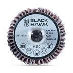 BHA Aluminum Oxide Shank Mounted Flap Wheels, 1” x 1” x 1/4”, 120 Grit - 5 Pack