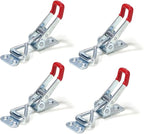 POWERTEC 4PK Toggle Clamp, 220 lbs Holding Capacity, 4001 Adjustable Pull Action Latch for Smoker, Tool Box, Woodworking Jigs and Fixtures, Cabinet, Tool box, Door (20311)