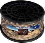 HERCULES Type III Paracord 550 Paracord Rope Parachute Cord, 1000' Camo for Survival Rope, Survival Cord