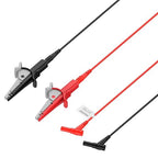 Proster Banana to Alligator Clip - Test Leads CATIII 1000V 10A with Alligator Clip, Insulated Copper Conductors Safety Cables for Multimeter, Electrical, Automotive & Home Testing