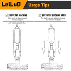 LEILUO 134 Pcs Multitool Blade Kits Oscillating Tool Cutting Sanding and Scraping Accessories with Storage Bag Oscillating Saw Blades Compatible with DeWalt Makita Dremel and More