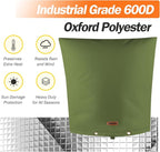 TOHONFOO Backflow Preventer Pipe Insulation Cover (5°F) - Irrigation Sprinkler Valve Insulated Pouch - Water Well Pump Cover - Sturdy 5 Layers for Winter Freeze Protection, 24" W x 26" H, Green