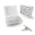 200 pcs Low Voltage B Connectors for Indoor Wiring – AWG 22-26 Small Gauge Dry Bean-Style Butt Splice Terminals for Telephone, Alarm, Security, Intercom, and Network Applications (No Gel)