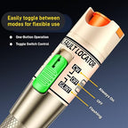 Visual Fault Locator, 30-50KM Fiber Optic Cable Tester Meter VFL Red Light Pen Light Source Testers