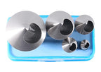Accusize Industrial Tools 5 pc 82 Deg 0-Flute HSS Countersink & Deburring Tool Set, Pilotless Type, 0206-0482