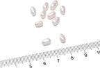 Natural Pearl Beads Rice 4-5mm White Freshwater Cultured Loose Gemstone Beads for DIY Jewelry Making 13.8''/Strand HQ