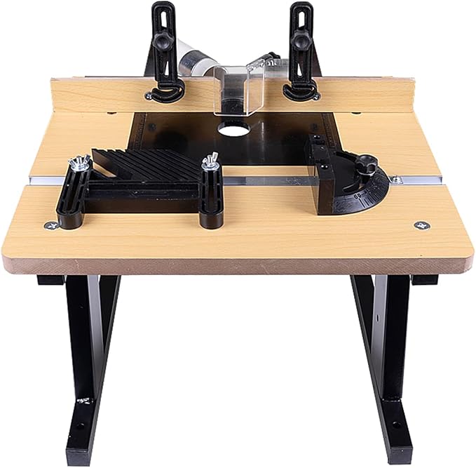 Router Table with Stand and Adjustable Fence,Benchtop Router Table for Wood Router