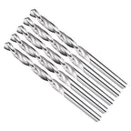 Drill Bit, 6.2mm Cutting Diameter, 4241 HSS 118° Cutting Angle Uncoated Bright Versatile Jobber Bits - (Applications: for Drilling Plastic Wood Soft Metal), 5-Pieces