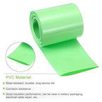 MECCANIXITY Battery Wrap PVC Heat Shrink Tubing 60mm Dia 95mm Flat 33 Feet(10meters) Light Green Good Insulation for Battery Pack