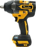 20V MAX Cordless Impact Wrench, 1/2" Brushless Motor High Torque Impact Gun, Variable Speed, Compatible with Ma kita Battery (Tool Only, No Battery and Charger Included)