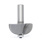 Cove Router Bits,1/2" Shank,Radius 11/16",Bearing Guided Cove Edging Cutter for Wood Profiling,Routing,Molding