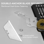 Kizer Drop Bear(Dual-screw Version) Folding Utility Knife, Clutch Lock Box Cutter EDC Pocket knife with 10PCS Razor Blades, Pocket Knives with Pocket Clip for Men Women V3619JA4