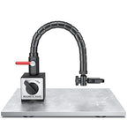 HDLNKAK Indicator Magnetic Base and Flex Arm Combo, 360 Deg Flexible Stem Holder for Digital Dial Indicator Gauge, Premium Disc and Rotor/Ball Joint Gage for Precision Measurements