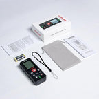 LT70 Laser Distance Meter – 70m (229ft) Range, High Accuracy, Multiple Measurement Modes, Built-in Level Bubble, Handle Laser Distance Measurement Tool，Mute Function (229ft)