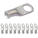 SELTERM 10pcs 8 AWG-5/16 Stud Tinned Copper Wire Lugs, Heavy Duty Battery Cable Ends,8 Gauge Ring Terminals, UL Battery Lugs Marine Grade Copper Eyelets Electrical Battery Terminal Connectors