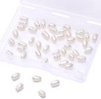 Natural Pearl Beads Rice 4-5mm White Freshwater Cultured Loose Gemstone Beads for DIY Jewelry Making 13.8''/Strand HQ