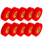 GTSE Red Electrical Tape, 240 Rolls Bulk Box – Waterproof, Industrial Grade Vinyl, 3/4 in x 66ft– Strong Self-Adhesive PVC Electric Tape for Wire Insulation, 7 Mil, 600V – UL/CSA Listed