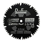 10 Inch 50 Tooth ATB Saw Blade with 5/8 Inch Arbor & DuraGuard Anti-Stick Coating for Miter Saws and Table Saws (DF1000SP50)