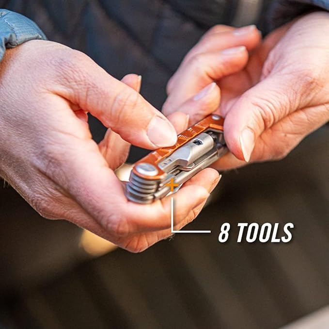 Gerber Gear Armbar Drive 8-in-1 Pocket Knife EDC Multitool with Screwdriver, 2.5" Blade, Onyx