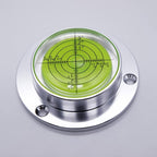 Flange Plate Level Machine Tool Travel Trailer Camper Rv Leveling Small Mini Scope Bubble Level Round (Diameter 60mm)