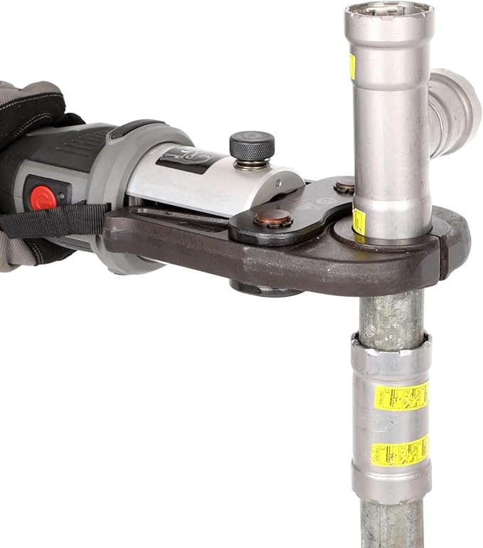 3PCS MegaPress Jaws Kit with 1/2" to 1" for Carbon Steel Pipes Compatible with Standard Press Tools Hydraulic Pressing Tools